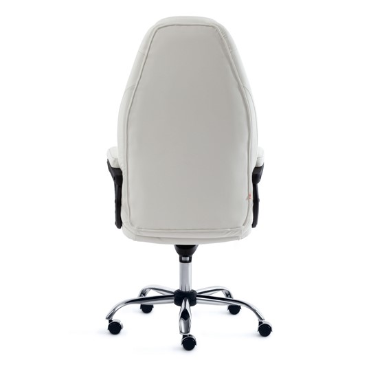 Офисное кресло BOSS Lux, кож/зам, белый, арт.15307 в Новосибирске - изображение 4