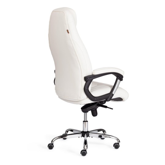 Офисное кресло BOSS Lux, кож/зам, белый, арт.21152 в Новосибирске - изображение 3