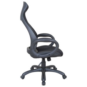 Офисное кресло Brabix Premium Genesis EX-517 (пластик черный, ткань/экокожа/сетка черная)   531574 в Новосибирске - предосмотр 2