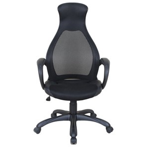 Офисное кресло Brabix Premium Genesis EX-517 (пластик черный, ткань/экокожа/сетка черная)   531574 в Новосибирске - предосмотр 3