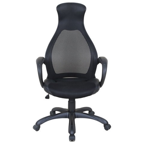 Офисное кресло Brabix Premium Genesis EX-517 (пластик черный, ткань/экокожа/сетка черная)   531574 в Новосибирске - изображение 3