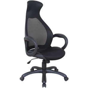 Офисное кресло Brabix Premium Genesis EX-517 (пластик черный, ткань/экокожа/сетка черная)   531574 в Новосибирске