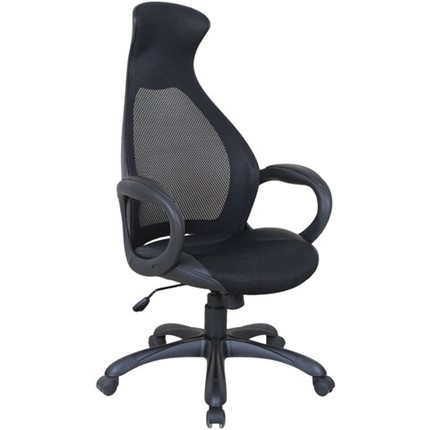Офисное кресло Brabix Premium Genesis EX-517 (пластик черный, ткань/экокожа/сетка черная)   531574 в Новосибирске - изображение