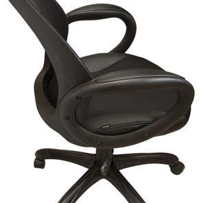 Офисное кресло Brabix Premium Genesis EX-517 (пластик черный, ткань/экокожа/сетка черная)   531574 в Новосибирске - предосмотр 7