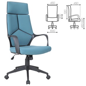 Компьютерное кресло Brabix Premium Prime EX-515 (ткань, голубое) 531568 в Новосибирске - предосмотр 1