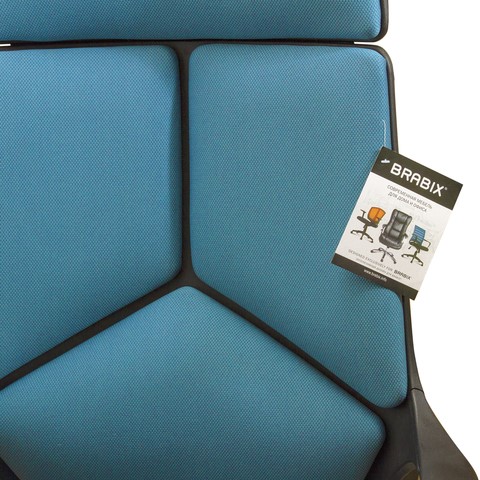 Компьютерное кресло Brabix Premium Prime EX-515 (ткань, голубое) 531568 в Новосибирске - изображение 6