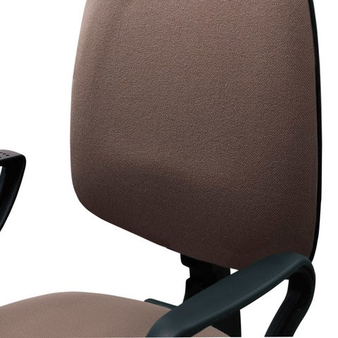 Офисное кресло Brabix Prestige Ergo MG-311 (регулируемая эргономичная спинка, ткань, бежевое) 531873 в Новосибирске - изображение 3