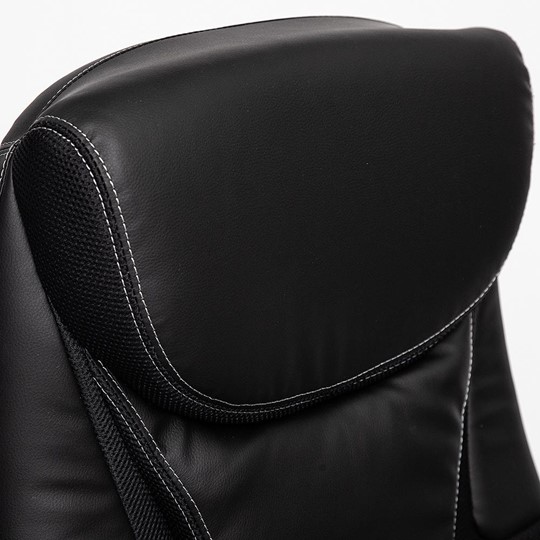 Кресло CAMBRIDGE кож/зам/ткань, черный/черный , 36-6/11 арт.12756 в Новосибирске - изображение 10