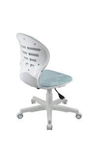 Кресло компьютерное Chair 1139 FW PL White, Голубой в Новосибирске - предосмотр 3