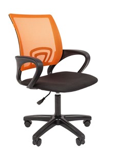Офисное кресло CHAIRMAN 696 black LT, оранжевый в Новосибирске