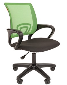 Офисное кресло CHAIRMAN 696 black LT, зеленое в Новосибирске