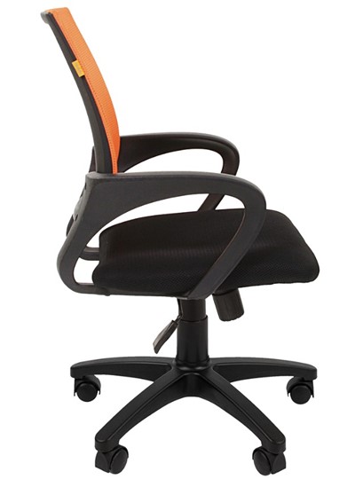 Офисное кресло CHAIRMAN 696 black Сетчатый акрил DW66 оранжевый в Новосибирске - изображение 5
