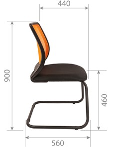 Кресло офисное CHAIRMAN 699V, цвет черный в Новосибирске - предосмотр 2