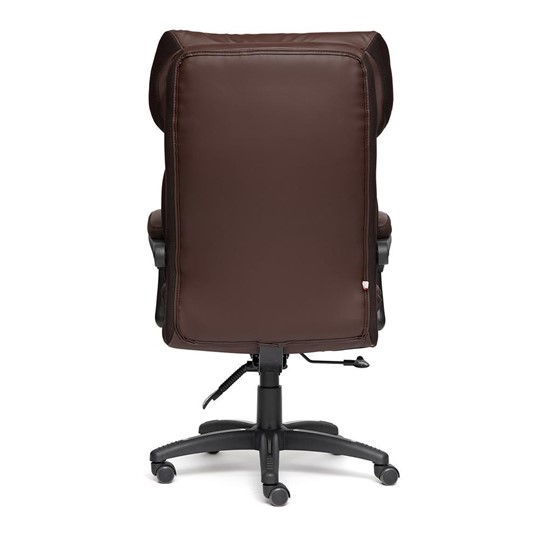 Компьютерное кресло CHIEF кож/зам/ткань, коричневый/коричневый стеганный, 36-36/36-36 стеганный/24 арт.13111 в Новосибирске - изображение 2