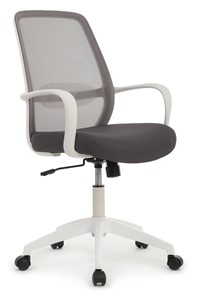 Компьютерное кресло Design W-207, Белый пластик/серая сетка в Новосибирске