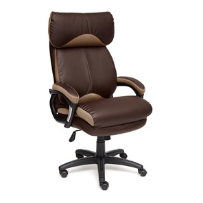 Офисное кресло DUKE кож/зам/ткань, коричневый/бронза, 36-36/21 арт.12905 в Новосибирске