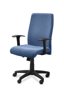 Офисное кресло для руководителя Like, ткань TW / синяя в Новосибирске