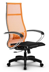 Кресло офисное МЕТТА B 1m 7/K131, Основание 17831 оранжевый/черный в Новосибирске