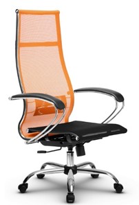Кресло офисное МЕТТА B 1m 7/K131, Основание 17833 оранжевый/черный в Новосибирске