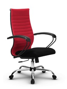 Офисное кресло МЕТТА B 2b 19/K130, Основание 17833 черный/красный в Новосибирске