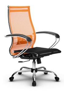 Кресло офисное МЕТТА B 2m 9/K131, Основание 17833 оранжевый/черный в Новосибирске