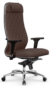 Офисное кресло Мetta L 1m 40M/2D Infinity Easy Clean (MPES) мультиблок, нижняя часть 17838 темно-коричневый в Новосибирске - предосмотр
