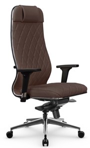 Офисное кресло Мetta L 1m 40M/2D Infinity Easy Clean (MPES) мультиблок, нижняя часть 17839 темно-коричневый в Новосибирске - предосмотр