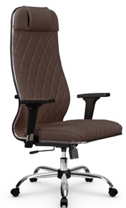 Офисное кресло Мetta L 1m 40M/2D Infinity Easy Clean (MPES) топган, нижняя часть 17833 темно-коричневый в Новосибирске