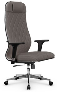 Офисное кресло Мetta L 1m 40M/2D Infinity Easy Clean (MPES) топган, нижняя часть 17834 серый в Новосибирске