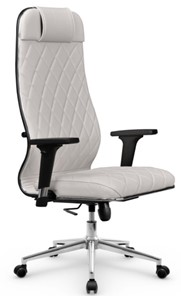 Офисное кресло Мetta L 1m 40M/2D Infinity Easy Clean (MPES) топган OMS, нижняя часть 17853 белый в Новосибирске - предосмотр