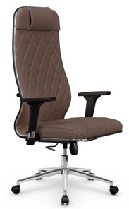 Офисное кресло Мetta L 1m 40M/2D Infinity Easy Clean (MPES) топган OMS, нижняя часть 17853 светло-коричневый в Новосибирске - предосмотр