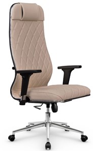 Офисное кресло Мetta L 1m 40M/2D Infinity Easy Clean (MPES) топган OMS, нижняя часть 17853 темно-бежевый в Новосибирске