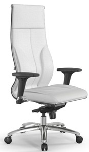 Кресло офисное Мetta L 1m 46/2D Infinity Easy Clean (MPES) мультиблок, нижняя часть 17838 белый в Новосибирске
