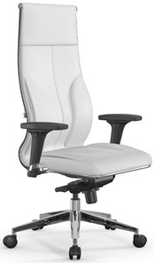Кресло офисное Мetta L 1m 46/2D Infinity Easy Clean (MPES) мультиблок, нижняя часть 17839 белый в Новосибирске