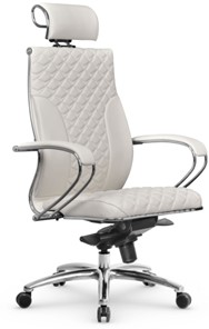 Кресло офисное Metta L 2c 44C/K116 Infinity Easy Clean мультиблок, нижняя часть 17838 белый в Новосибирске