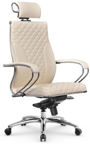 Офисное кресло Metta L 2c 44C/K116 Infinity Easy Clean мультиблок, нижняя часть 17838 молочный в Новосибирске