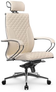 Офисное кресло Metta L 2c 44C/K116 Infinity Easy Clean мультиблок, нижняя часть 17839 молочный в Новосибирске