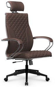 Офисное кресло Metta L 2c 44C/K116 Infinity Easy Clean топган, нижняя часть 17832 темно-коричневый в Новосибирске