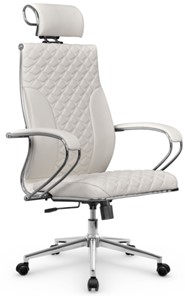 Офисное кресло Metta L 2c 44C/K116 Infinity Easy Clean топган, нижняя часть 17852 белый в Новосибирске
