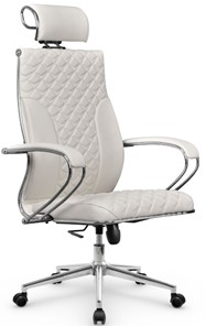 Офисное кресло Metta L 2c 44C/K116 Infinity Easy Clean топган OMS, нижняя часть 17853 белый в Новосибирске