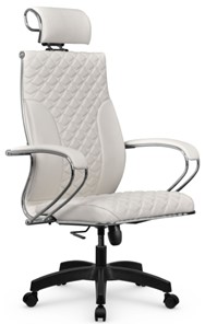Офисное кресло Metta L 2c 44C/K116 Infinity Easy Clean топган OMS, нижняя часть 17859 белый в Новосибирске