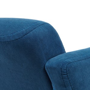 Кресло компьютерное MILAN хром флок, синий, арт.13948 в Новосибирске - предосмотр 12