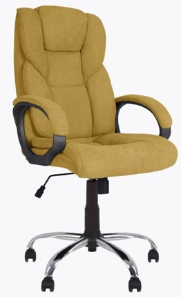 Кресло офисное MORFEO (CHR68) ткань SORO-40, желтая в Новосибирске - изображение