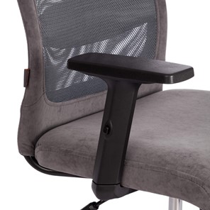 Компьютерное кресло PROFIT PLT флок/ткань, серый, 29/W-12, арт.20537 в Новосибирске - предосмотр 8