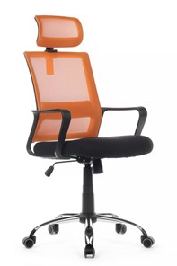 Кресло RCH 1029HB, черный/оранжевый в Новосибирске