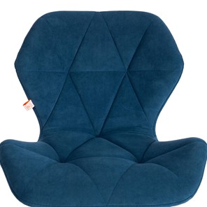Кресло офисное SELFI флок, синий, арт.15303 в Новосибирске - предосмотр 5
