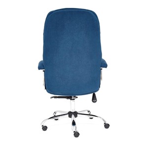 Офисное кресло SOFTY LUX флок, синий, арт.13592 в Новосибирске - предосмотр 4