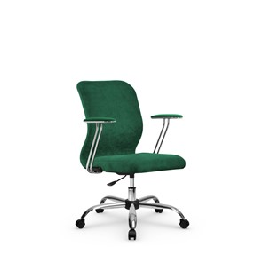 Офисное кресло SU-Mr-4/подл.078/осн.006 зеленый в Новосибирске