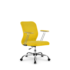 Кресло SU-Mr-4/подл.078/осн.006 желтый в Новосибирске - предосмотр