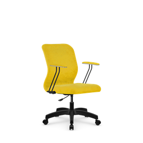 Офисное кресло SU-Mr-4/подл.079/осн.005 желтый в Новосибирске
